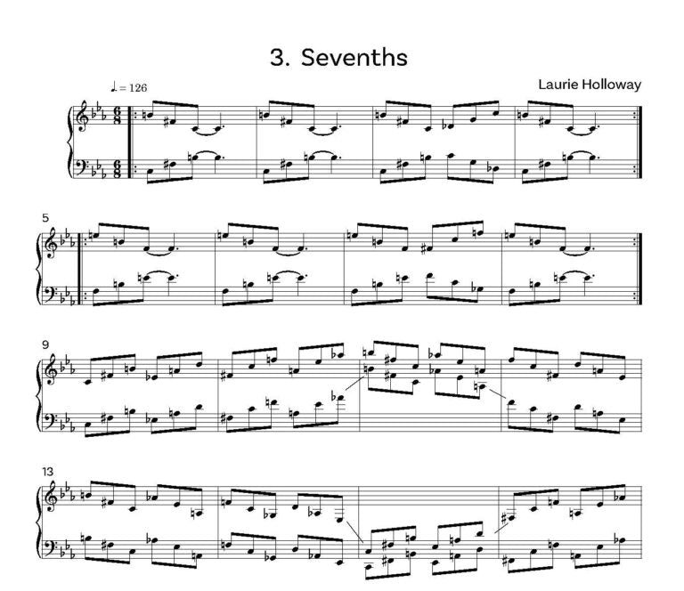 Holloway, Laurie - Jazz Licks and Funky Tricks Jazz Piano Studies- Digital Download