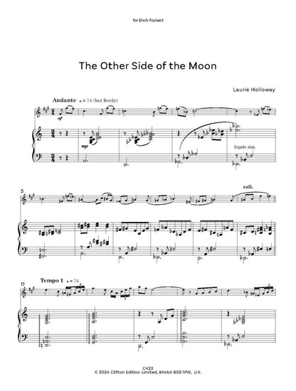 Holloway, Laurie - The Other Side of the Moon for alto saxophone- Digital Download