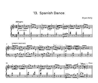Kelly, Bryan - A Baker’s Dozen Thirteen Easy Pieces for Piano solo - Digital Download