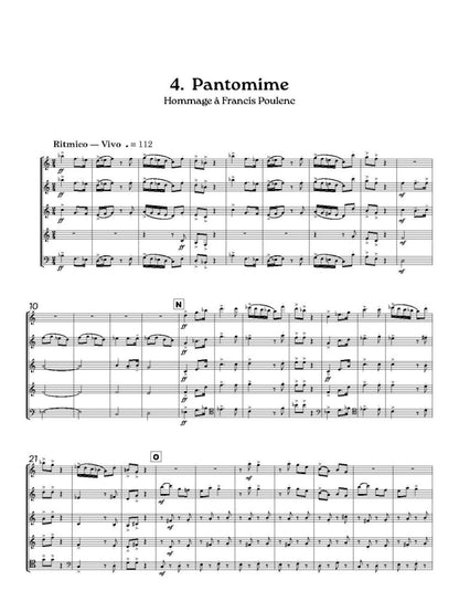 Kellt, Bryan - Comedie Francaise Score and Parts wind quintet - Digital Download