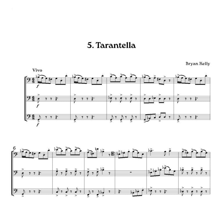 Kelly, Bryan - Gozo Suite for 3 trombones - Digital Download