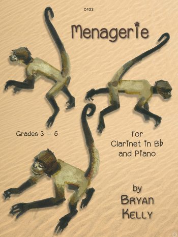 Kelly, Bryan - Menagerie for Clarinet and piano - Digital Download