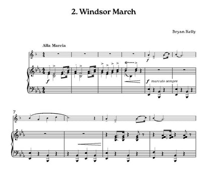 Kelly, Bryan - Travelogue for trumpet and piano- Digital Download