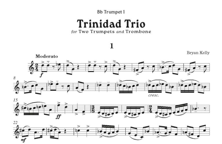 Kelly, Bryan - Trinidad Brass Trio - Digital Download