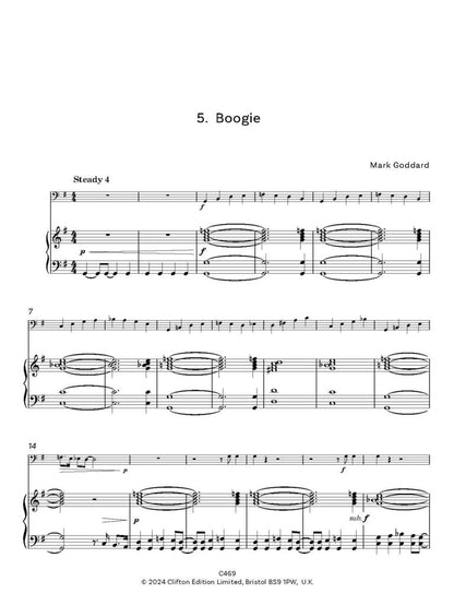 Goddard, Mark: Party Pieces for Tuba (Bass Clef) & Piano - Digital Download