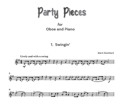 Goddard, Mark: Party Pieces for Oboe & Piano