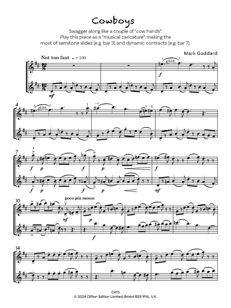 Goddard, Mark: Tricks and Games for Violin Duet