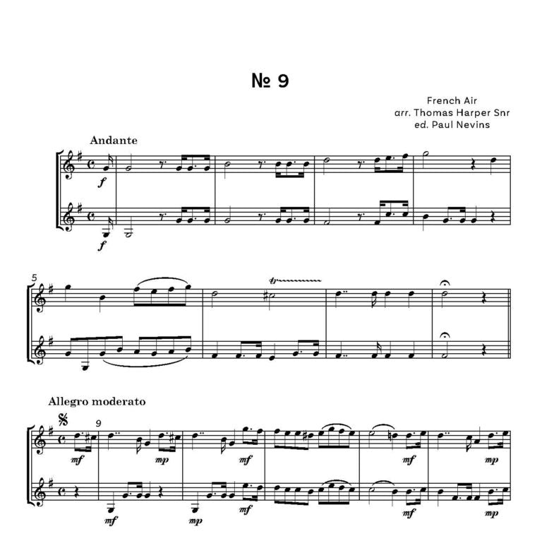 Harper (Snr), Thomas: Twelve Progressive Duetts for two trumpets ed. Dr Paul Nevins