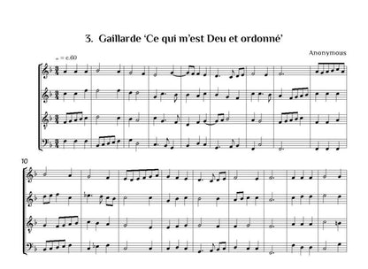 At the Sign of the Crumhorn for Recorders, Crumhorns, Shawms or Curtals (SATB)