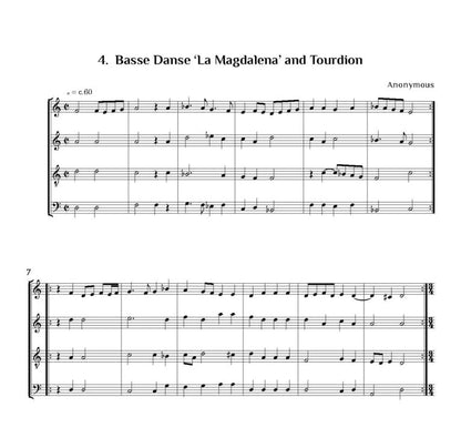 At the Sign of the Crumhorn for Recorders, Crumhorns, Shawms or Curtals (SATB)