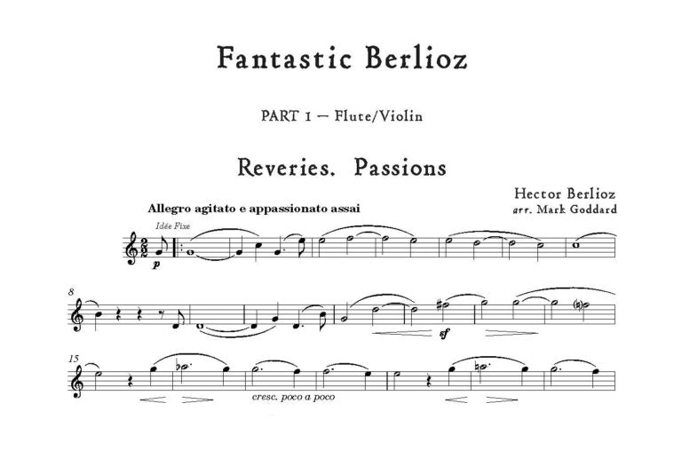 Fantastic Berlioz Symphonie Fantastique unlocked by Mark Goddard Flexible  Ensemble Digital Download