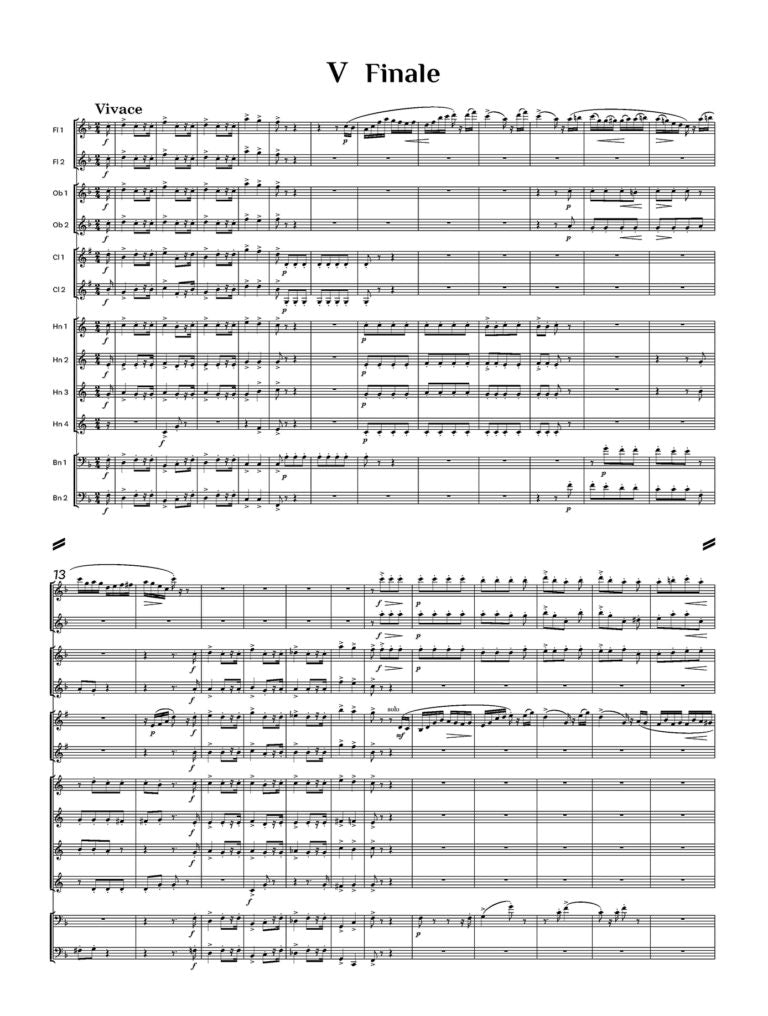 Berger, Wilhelm: Wind Serenade Op. 102 – Score only Wind Ensemble - Digital Download