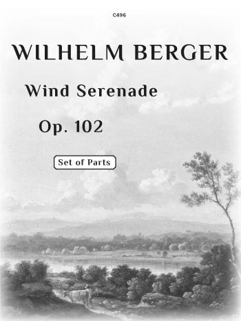 Berger, Wilhelm: Wind Serenade Op. 102 – Parts only - Digital Download