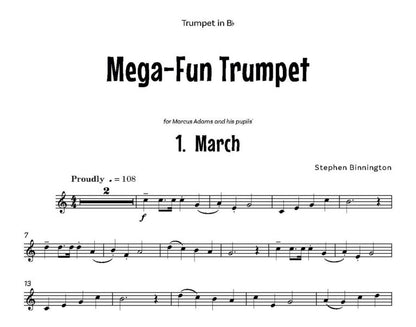 Binnington, Stephen: Mega Fun Trumpet Trumpet and Piano - Digital Download