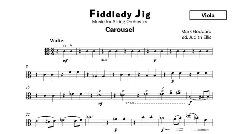 Goddard, Mark: Fiddledy Jig for String Orchestra