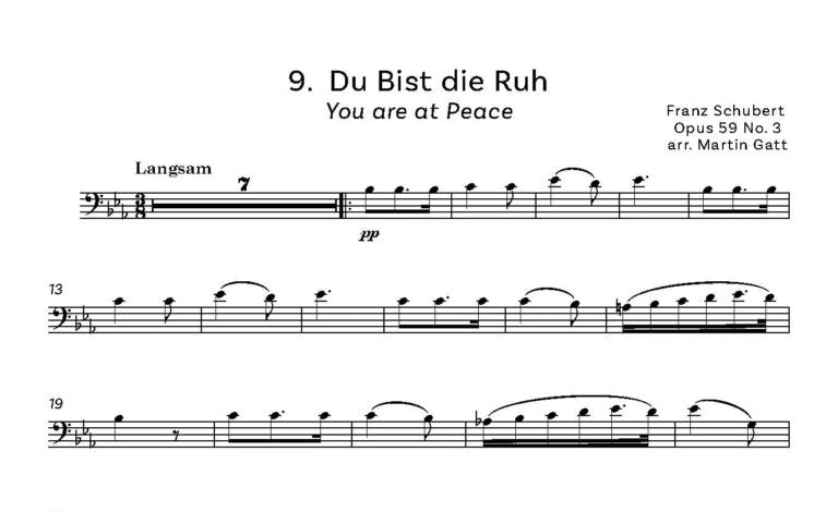 Abendlied – Bassoon Songs arr. Gatt for Bassoon and Piano