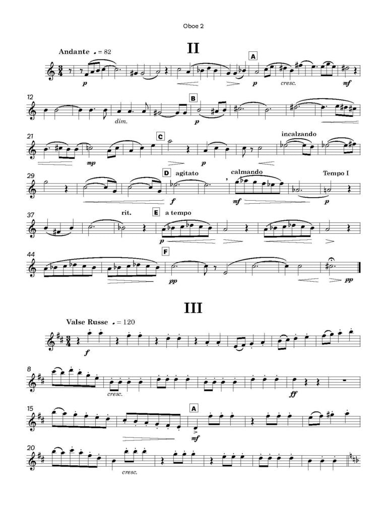 Chandler, Mary - Trio (1989) Score and Parts for oboe trio - Digital Download