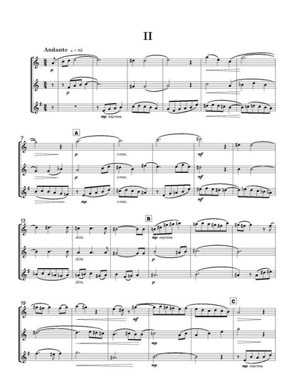 Chandler, Mary - Trio (1989) Score and Parts for oboe trio - Digital Download