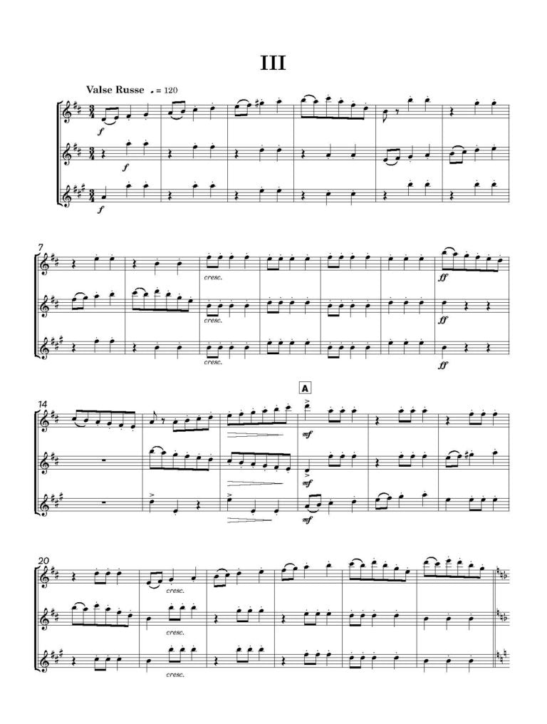 Chandler, Mary - Trio (1989) Score and Parts for oboe trio - Digital Download