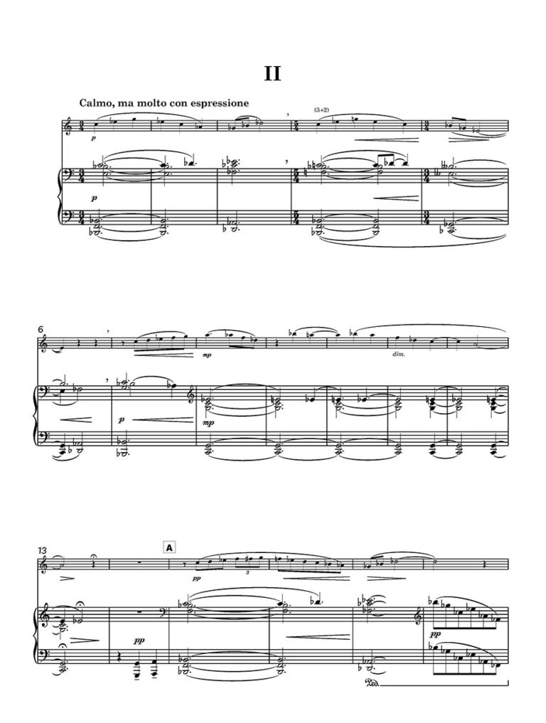 Chandler, Mary - Sonatina for Clarinet and Piano