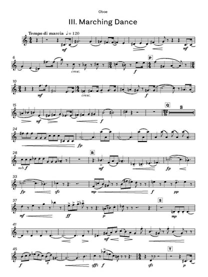 Chandler , Mary  Pas de Quatre for woodwind quartet Score and Parts - Digital Download