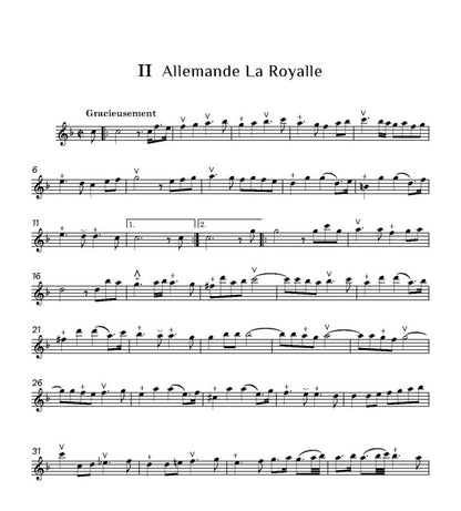 Hotteterre, J   - Suite in F Op. 2 No. 1 for Recorder- Digital Download