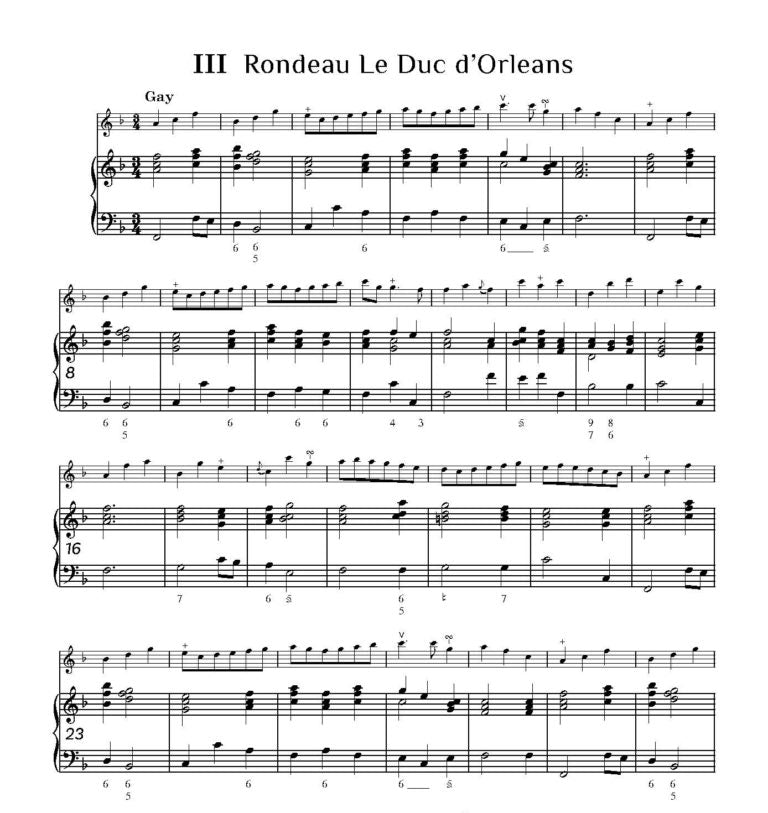 Hotteterre, J   - Suite in F Op. 2 No. 1 for Recorder- Digital Download