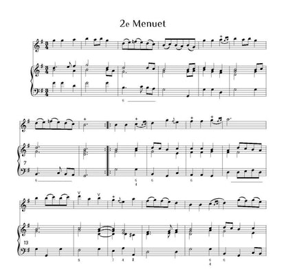 Hotteterre, J   - Suites in G minor Op. 2 Nos. 3a and 3b for Recorder- Digital Download