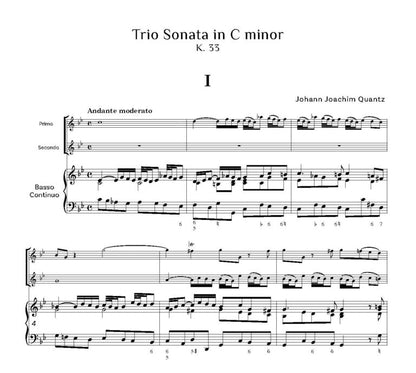 Quantz: Trio Sonata in C minor K.33