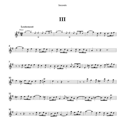 Quantz: Trio Sonata in E minor K.28 for 2 Flutes and Piano - Digital Download