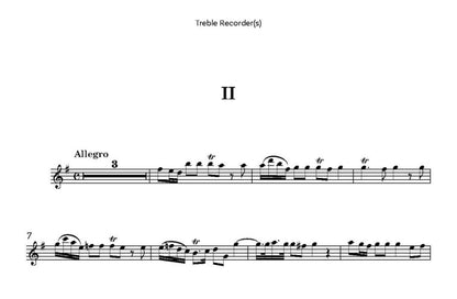 Marcello, A - Concerto di Flauti for recorders and strings - Digital Download