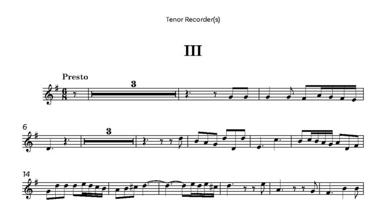 Marcello, A - Concerto di Flauti for recorders and strings - Digital Download