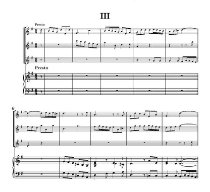 Marcello, A - Concerto di Flauti for recorders and strings - Digital Download