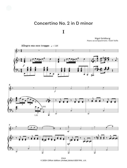 Goldberg: Concertinos for Young Violinists _Digital Download