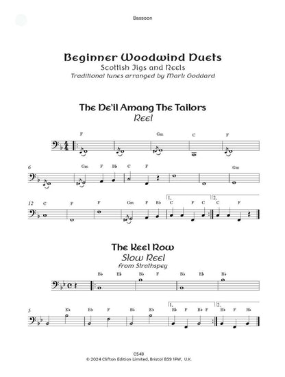 Scottish Jigs and Reels: Beginner Woodwind Duets