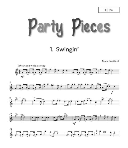 Goddard, Mark: Party Pieces for Flute & Piano