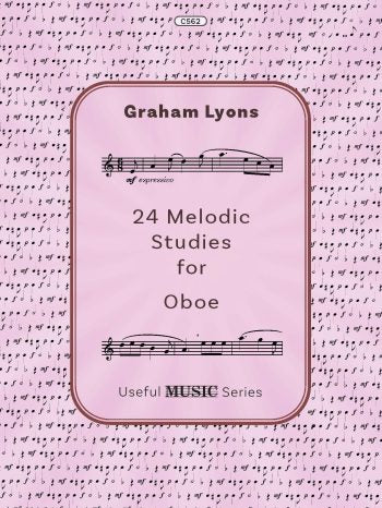 Lyons, Graham  - Twenty Four Melodic Studies for Oboe for the first four years - Digital Download