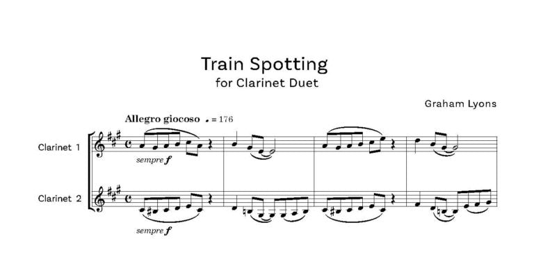 Lyons, Graham - !TooT TooT! Flexible Woodwind Duets - Digital Download