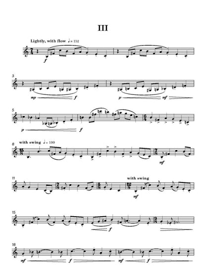 Opie, Duncan - Sonatina for Clarinet Solo - Digital Download