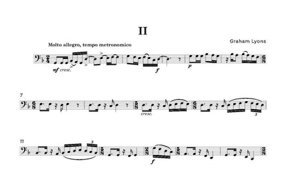 Lyons, Graham  -Arthritis III Two testing pieces for ageing bassoonists! - Digital Download