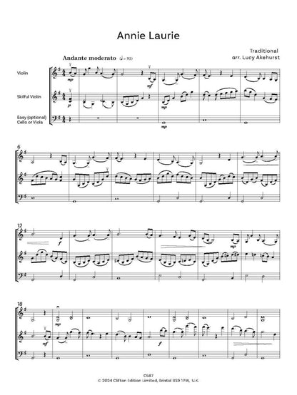 Three Folk Songs:  Violin Duet/opt. Trio (vla/vcl) - Digital Download