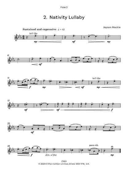 Mackie, Jason - Happy Jazzy Christmas for flute quartet - Digital Download