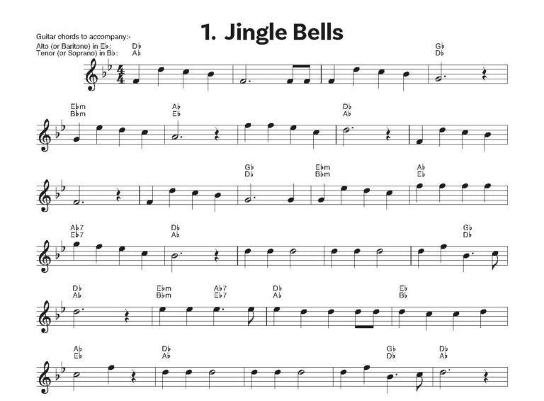 Seasonal Sax: Easy to play Christmas Carols - Digital Download