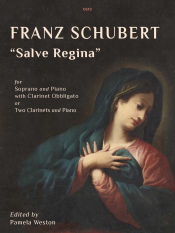 Schubert - Salve Regina - for Soprano or Clar, Obbligato Clar and Piano - Digital Download