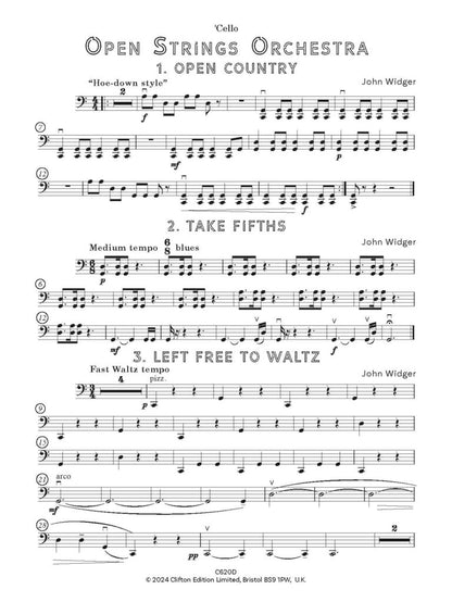 Widger, John - Open Strings Orchestra - Flexible String Ensemble - Digital Download