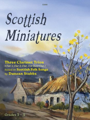 Scottish Miniatures Three Clarinet Trios Based on Scottish Folk Songs- Digital Download