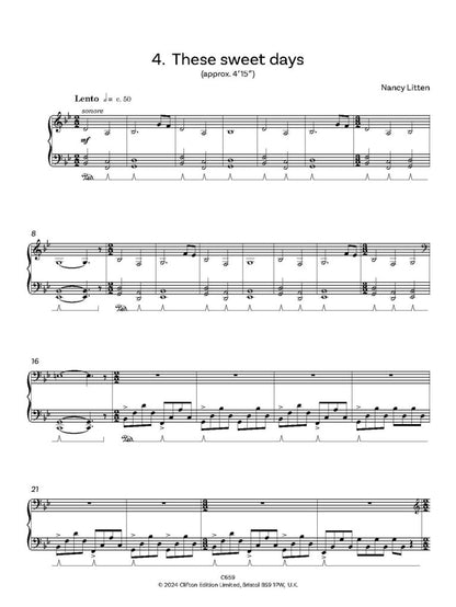 Litten, Nancy -These Sweet Days A Piano Album Inspired by Poetry for solo piano - Digital Download