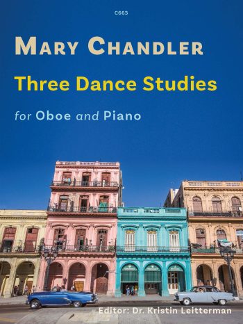 Chandler, Mary Three Dance Studies oboe and piano - Digital Download