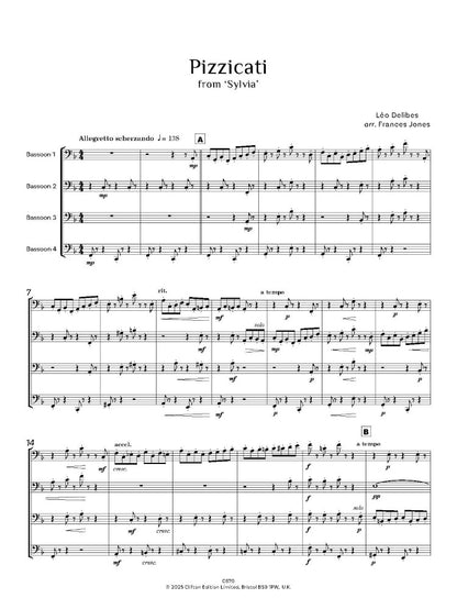 Delibes, Léo: ‘Pizzicati’ from Sylvia, arr. Bassoon Quartet- Digital Download