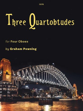 Powning, G - Three Quartobtudes for oboe quartet - Digital Download